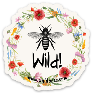 Bee Wild Sticker