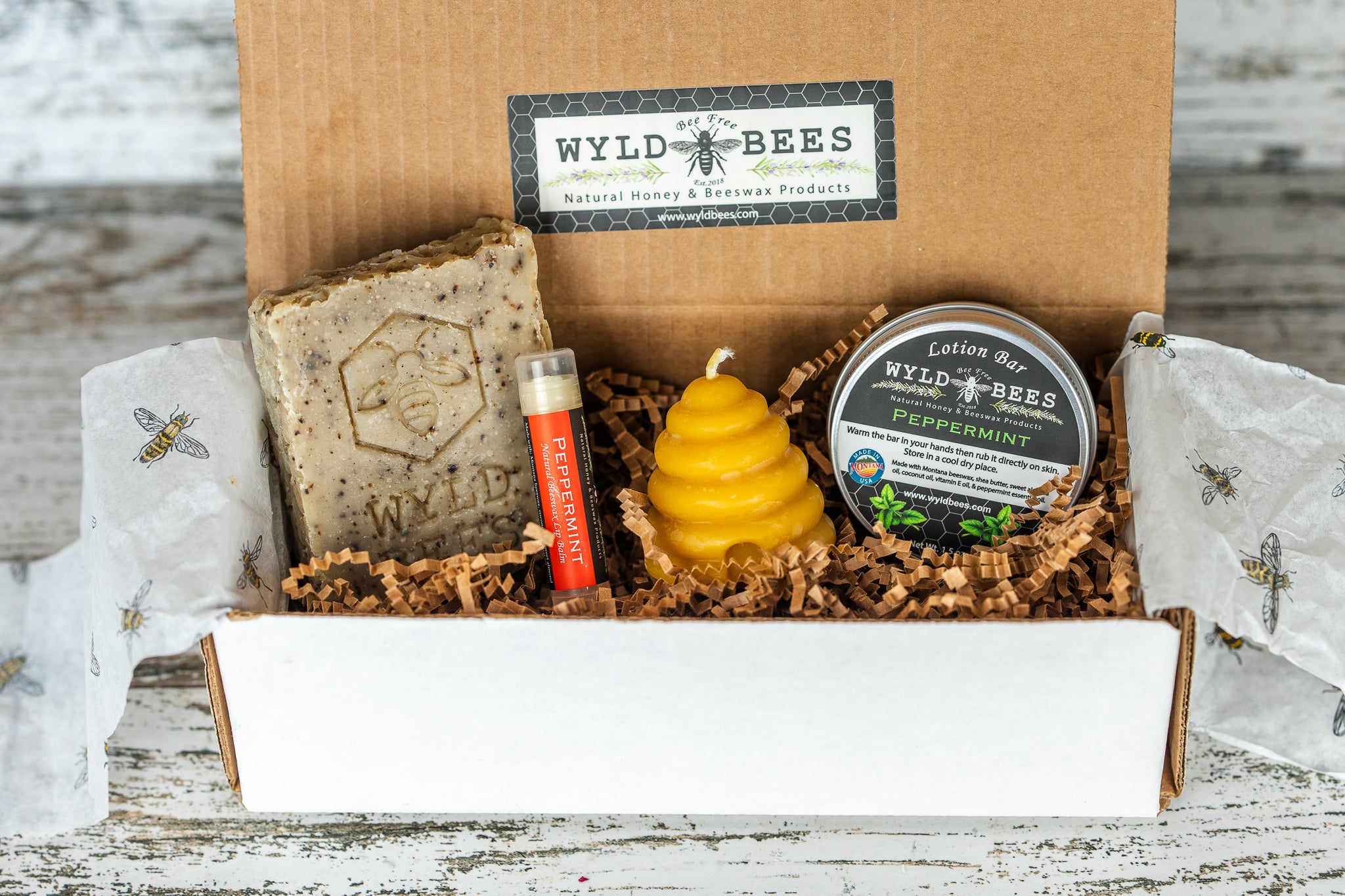 Mint Candle Gift Box